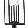 6_Z-Lite Nova 117"H Black 5-Light Outdoor Post Light with Base more views