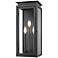 Z-Lite Nova 20 1/2" High Black 3-Light Outdoor Wall Light