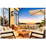 2_Z-Lite Nova 20 1/2" High Black 3-Light Outdoor Wall Light more views