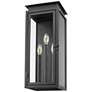 7_Z-Lite Nova 20 1/2" High Black 3-Light Outdoor Wall Light more views