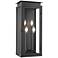 Z-Lite Nova 24 1/2" High Black 4-Light Outdoor Wall Light