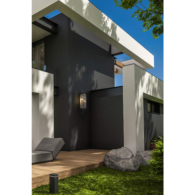 Image 2 Z-Lite Nova 24 1/2" High Black 4-Light Outdoor Wall Light more views