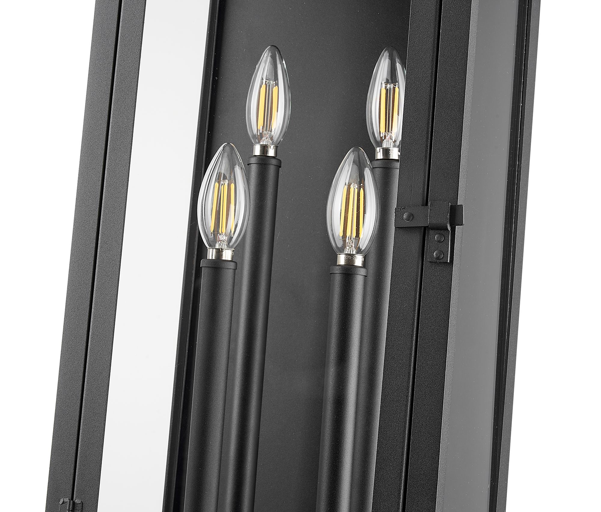 Image 6 Z-Lite Nova 24 1/2" High Black 4-Light Outdoor Wall Light more views