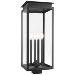Z-Lite Nova 26 3/4" High Black 4-Light Outdoor Post Light