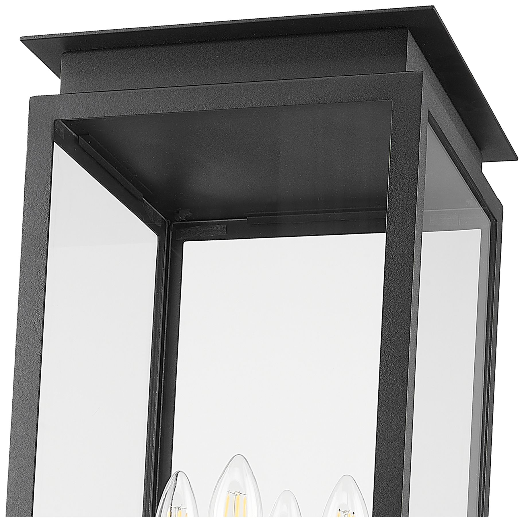 Image 4 Z-Lite Nova 26 3/4" High Black 4-Light Outdoor Post Light more views