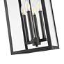 7_Z-Lite Nova 27 1/2" High Black 4-Light Outdoor Hanging Light more views