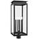 Z-Lite Nova 27 1/2" High Black 4-Light Outdoor Post Light
