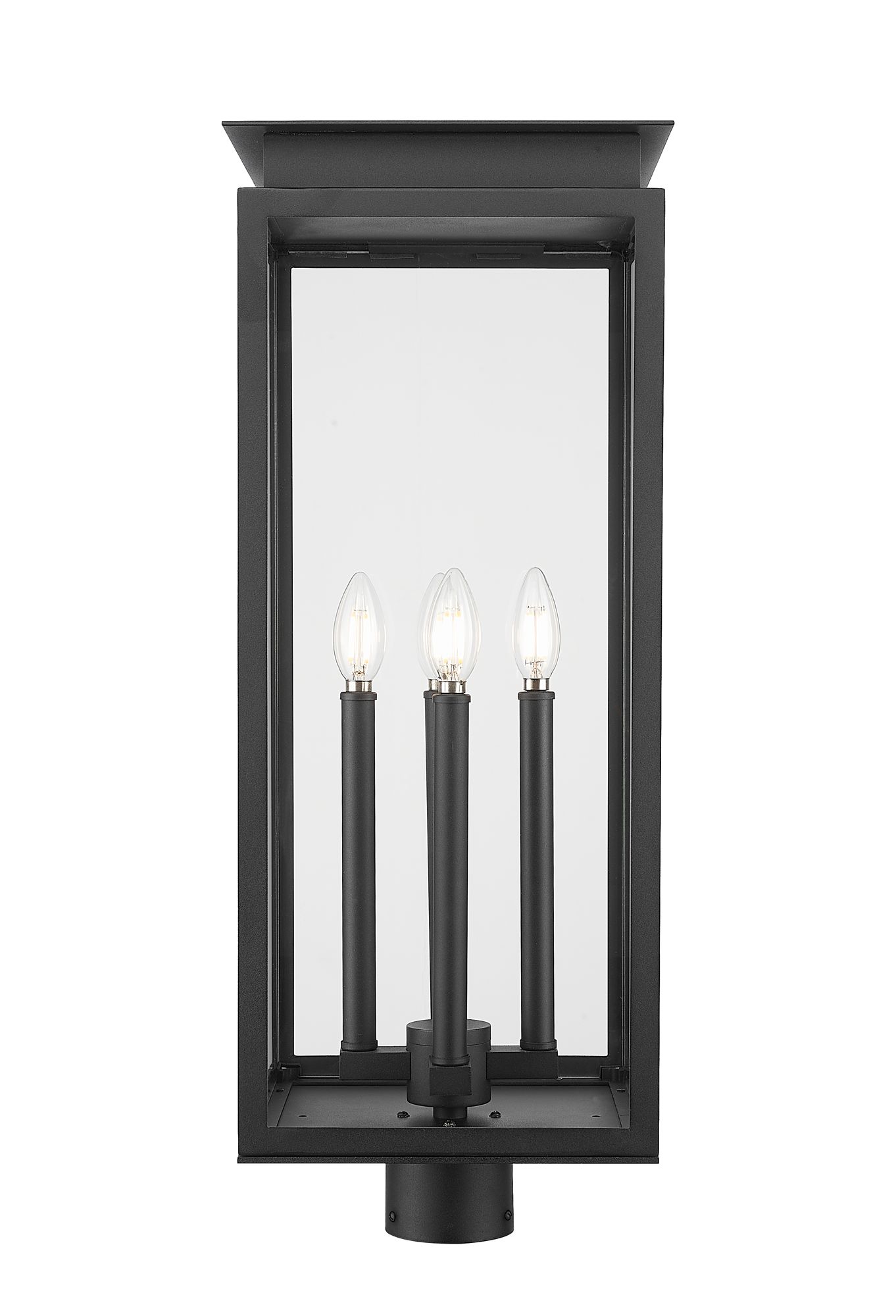 Image 3 Z-Lite Nova 27 1/2" High Black 4-Light Outdoor Post Light more views