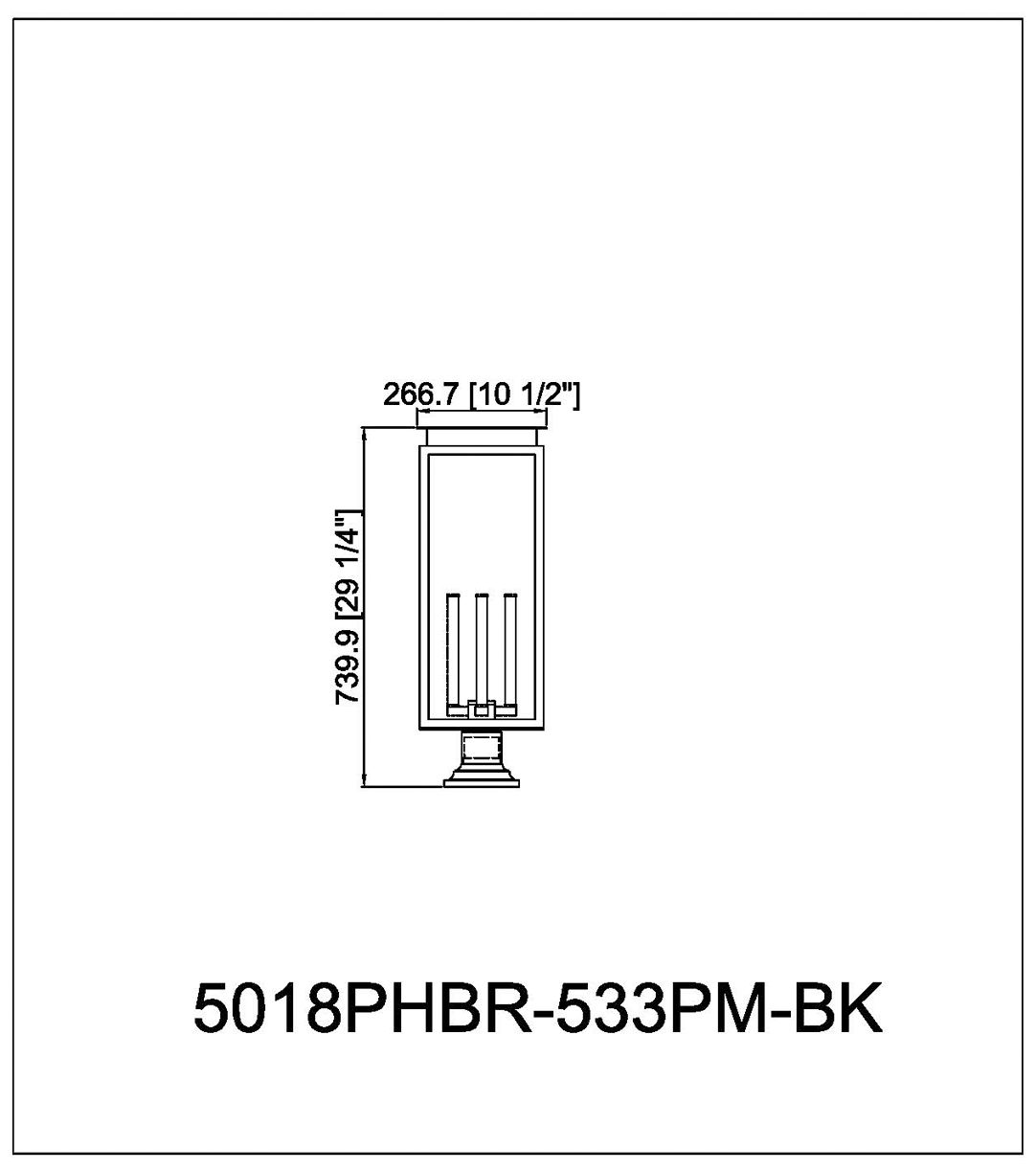 Z-Lite Nova 29 1/2" High Black 4-Light Outdoor Pier Light