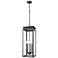 Z-Lite Nova 35" High Black 5-Light Outdoor Hanging Light