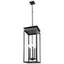 4_Z-Lite Nova 35" High Black 5-Light Outdoor Hanging Light more views