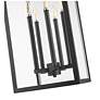 6_Z-Lite Nova 35" High Black 5-Light Outdoor Hanging Light more views