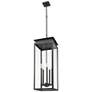 7_Z-Lite Nova 35" High Black 5-Light Outdoor Hanging Light more views