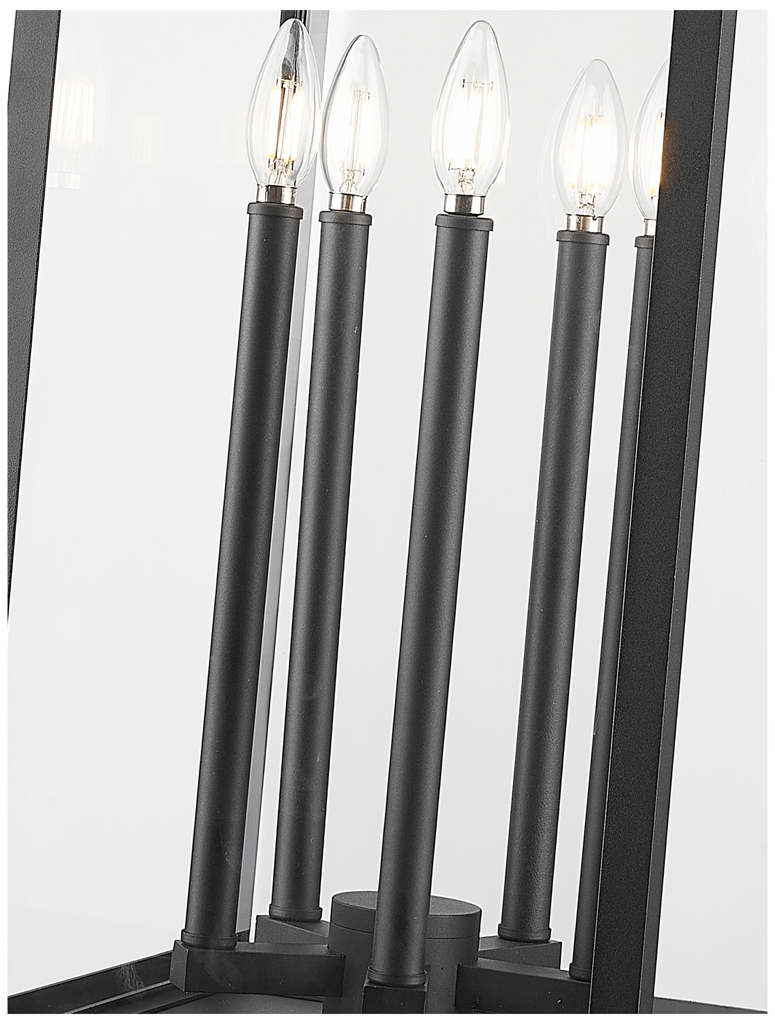 Image 4 Z-Lite Nova 35" High Black 5-Light Outdoor Post Light more views