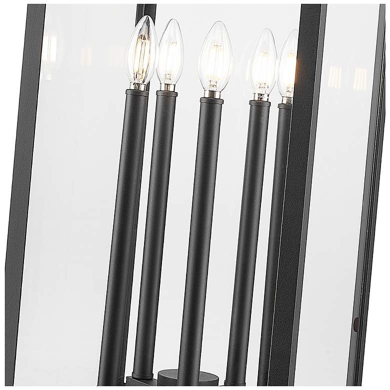 Image 7 Z-Lite Nova 36 3/4" High Black 5-Light Outdoor Pier Light more views