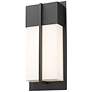 4_Z-Lite Nyx 13" High Black LED Outdoor Wall Light more views