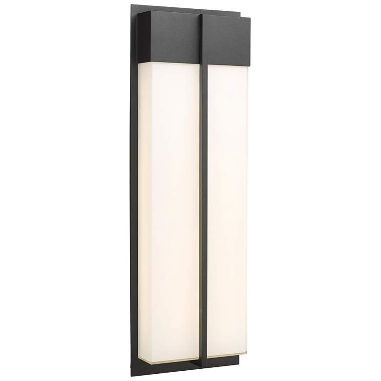 Image 1 Z-Lite Nyx 24" High Black LED Outdoor Wall Light