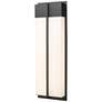 1_Z-Lite Nyx 24" High Black LED Outdoor Wall Light