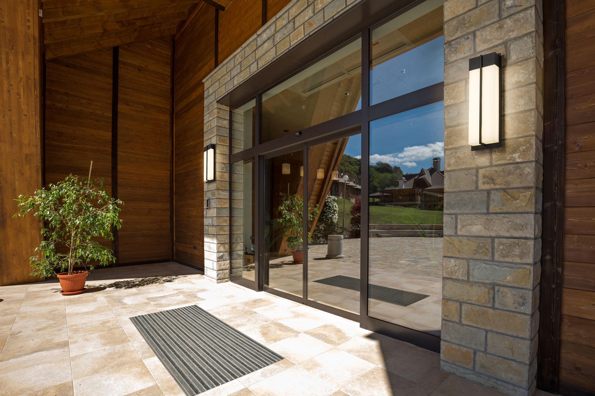 Image 2 Z-Lite Nyx 24" High Black LED Outdoor Wall Light more views