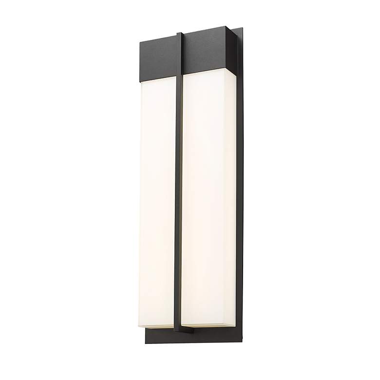 Image 5 Z-Lite Nyx 24" High Black LED Outdoor Wall Light more views