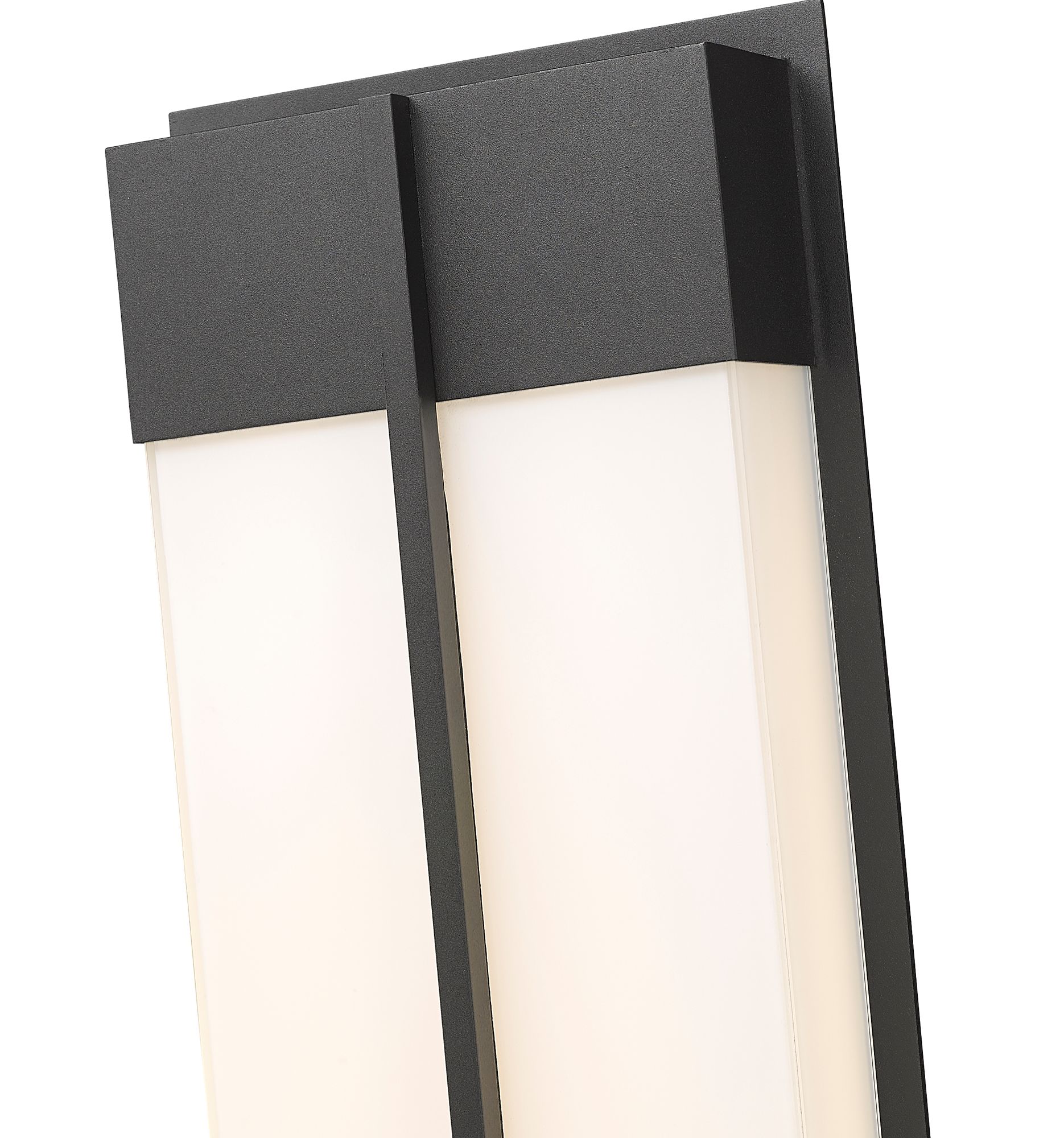 Image 6 Z-Lite Nyx 24" High Black LED Outdoor Wall Light more views