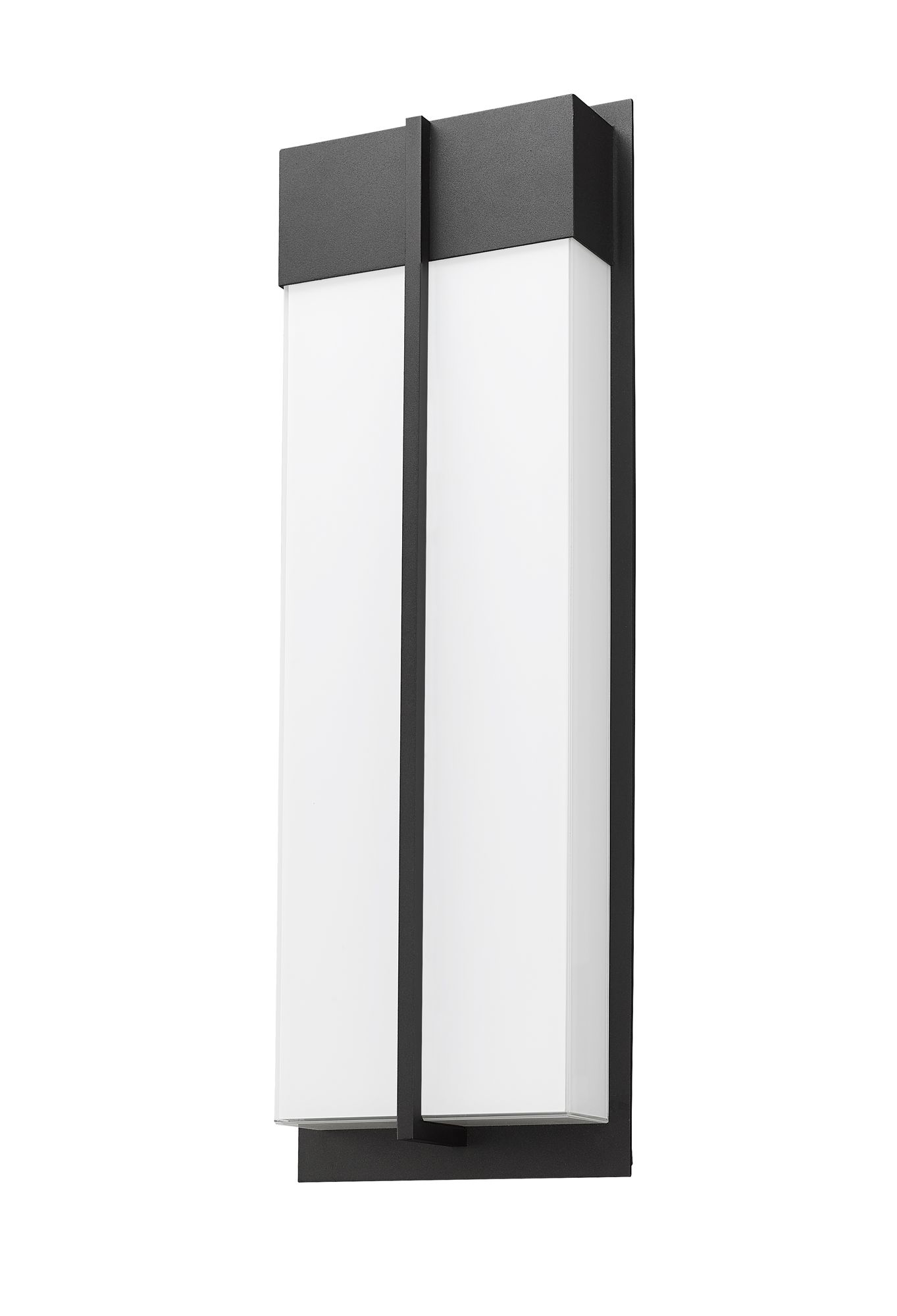 Image 7 Z-Lite Nyx 24" High Black LED Outdoor Wall Light more views