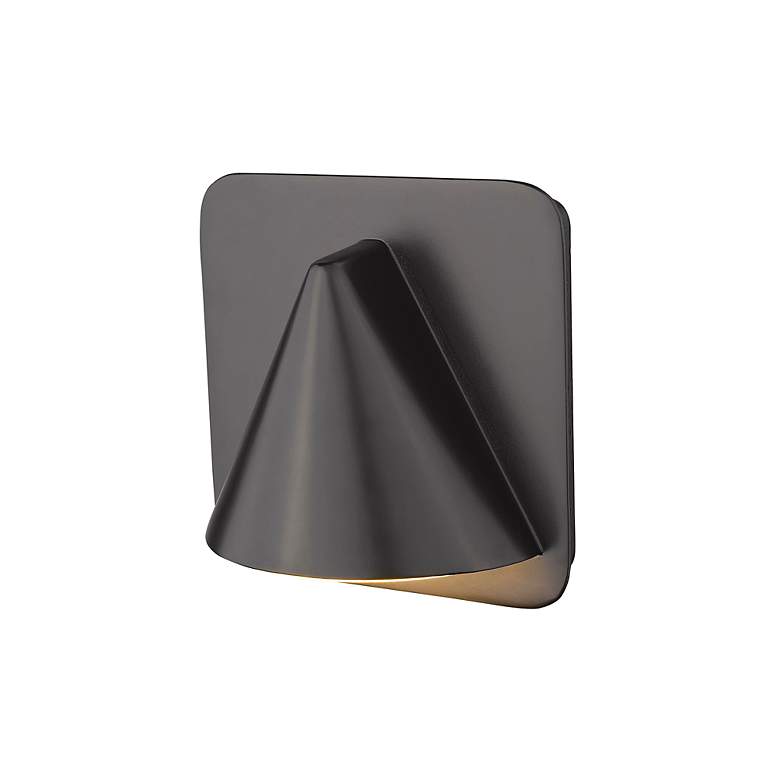 Image 3 Z-Lite Obelisk 1 Light Outdoor Wall Sconce in Outdoor Rubbed Bronze more views