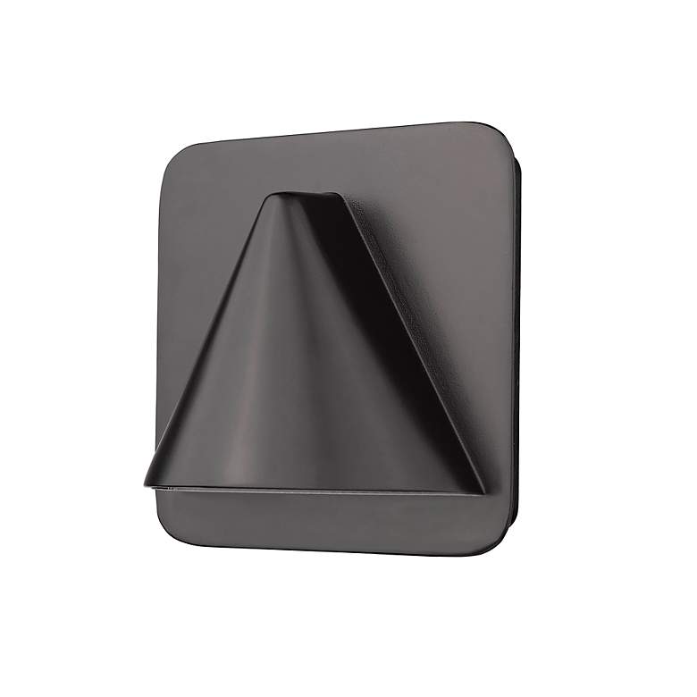 Image 6 Z-Lite Obelisk 1 Light Outdoor Wall Sconce in Outdoor Rubbed Bronze more views