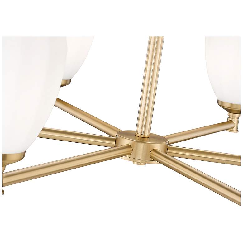 Image 6 Z-Lite Oren 32" Wide 6-Light Gold Uplight Chandelier more views