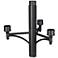 Z-Lite Outdoor 25 3/4" High Black 4-Light Post Top Adapter