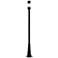 Z-Lite Outdoor LED Post Light in Black Finish