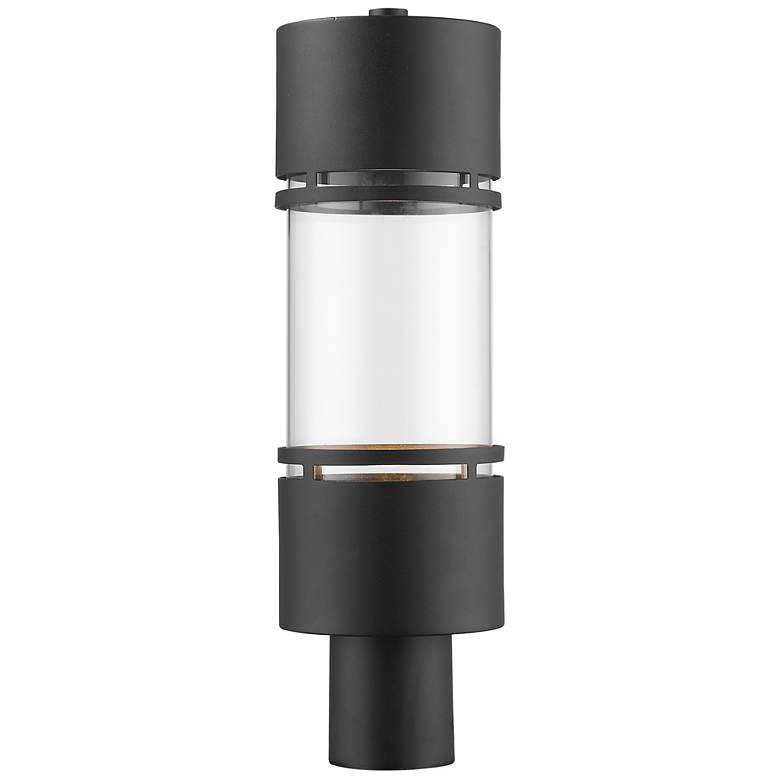 Image 1 Z-Lite Outdoor LED Post Mount Light in Black Finish