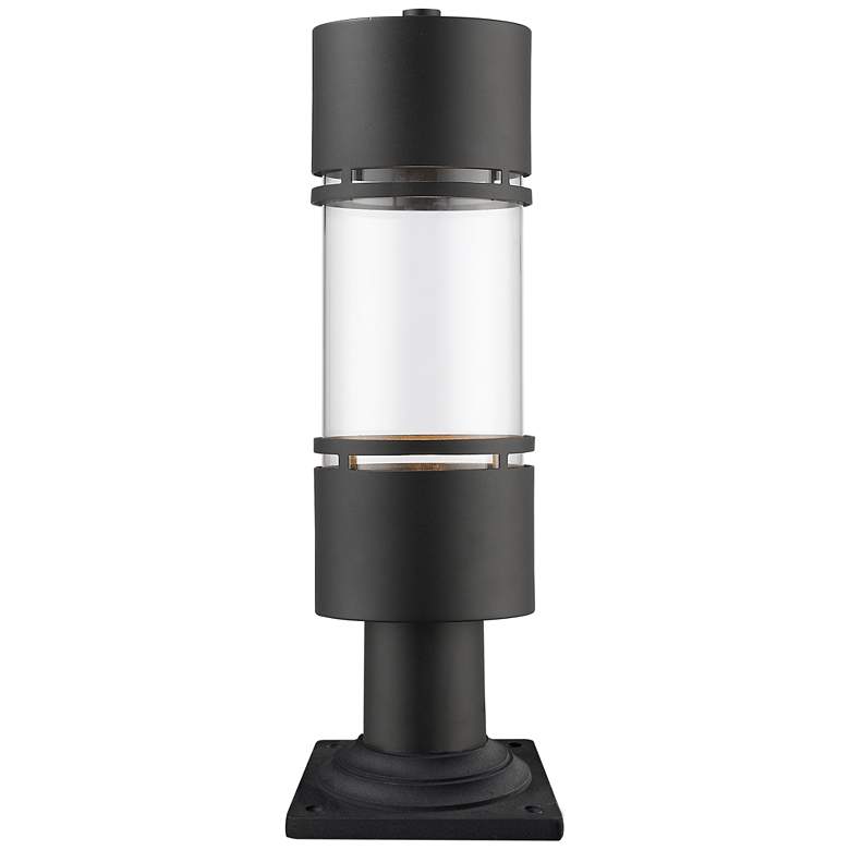 Image 1 Z-Lite Outdoor LED Post Mount Light in Black Finish