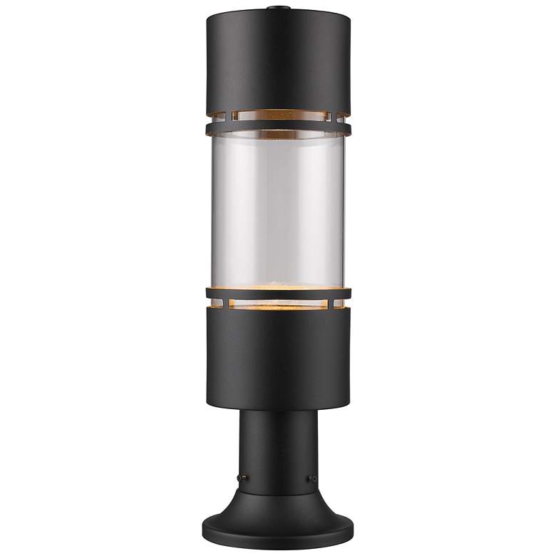 Image 1 Z-Lite Outdoor LED Post Mount Light in Black Finish