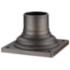 Z-Lite Outdoor Pier Mount in Bronze Finish