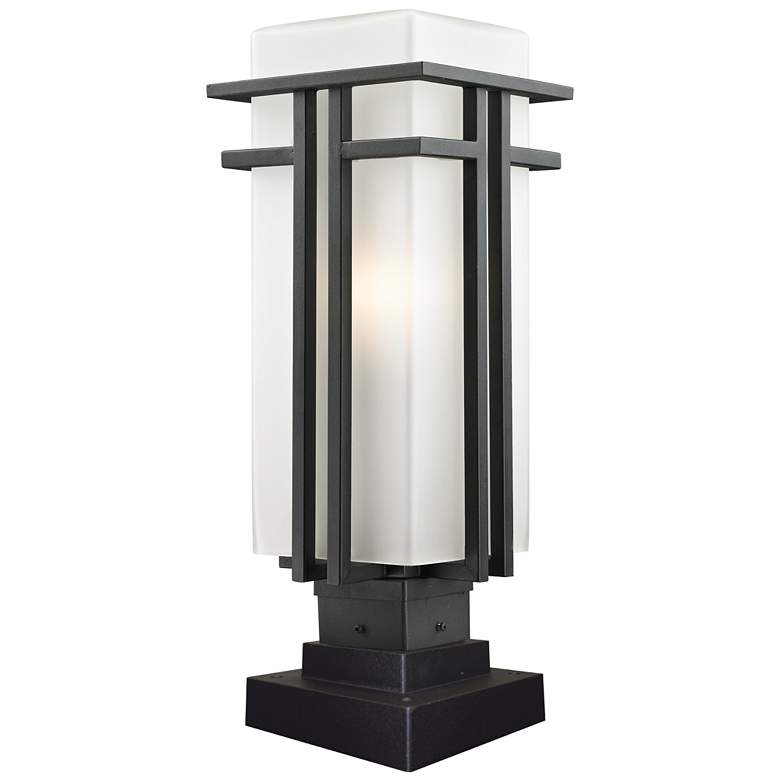Image 1 Z-Lite Outdoor Pier Mount Light in Black Finish