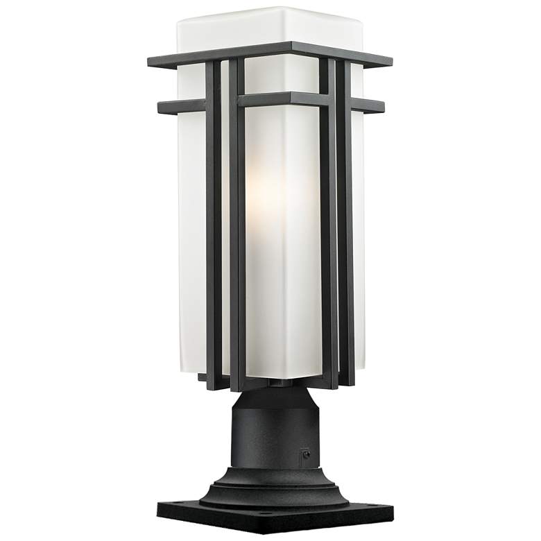 Image 1 Z-Lite Outdoor Pier Mount Light in Black Finish