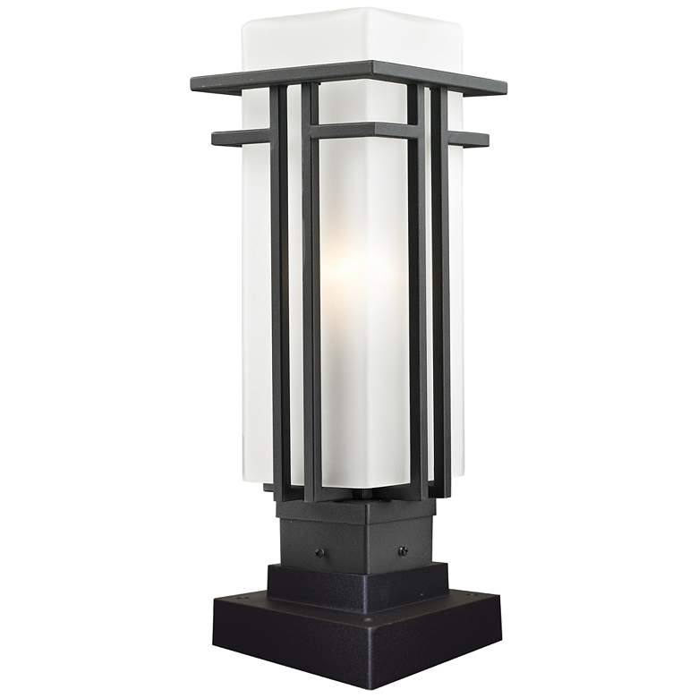 Image 1 Z-Lite Outdoor Pier Mount Light in Black Finish