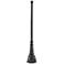 Z-Lite Outdoor Post 84 1/4"H Black Outdoor Pole with Base