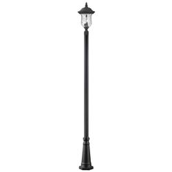Z-Lite Outdoor Post Light in Black Finish