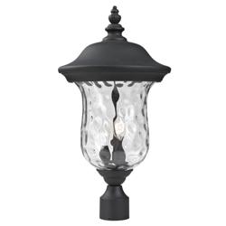 Z-Lite Outdoor Post Light in Black Finish