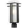 Z-Lite Outdoor Post Light in Black Finish
