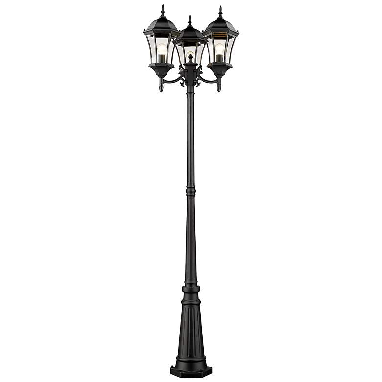 Image 6 Z-Lite Outdoor Post Light in Black Finish more views