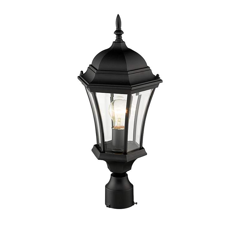 Image 2 Z-Lite Outdoor Post Light in Black Finish more views