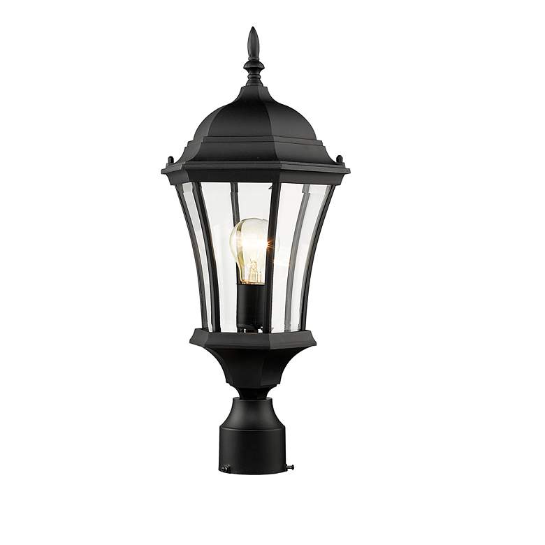 Image 3 Z-Lite Outdoor Post Light in Black Finish more views