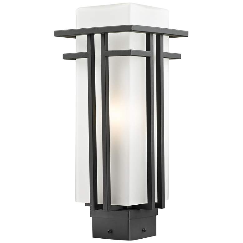 Image 1 Z-Lite Outdoor Post Light in Outdoor Rubbed Bronze Finish