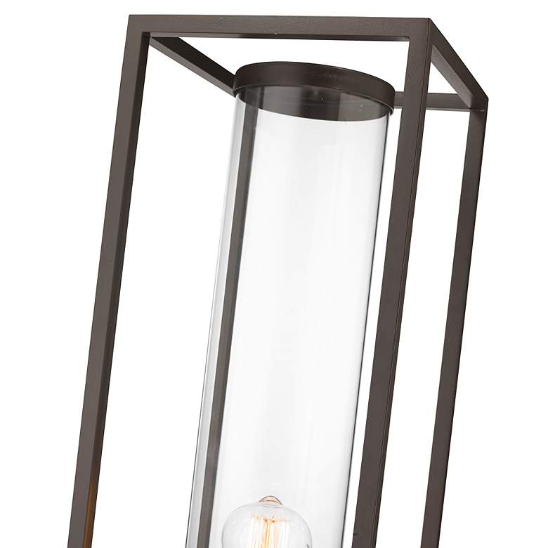 Image 4 Z-Lite Outdoor Post Mount Fixture in Deep Bronze + Outdoor Brass Finish more views