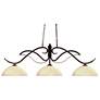 Z-Lite Phoenix 52" Wide Bronze 3-Light Linear Chandelier