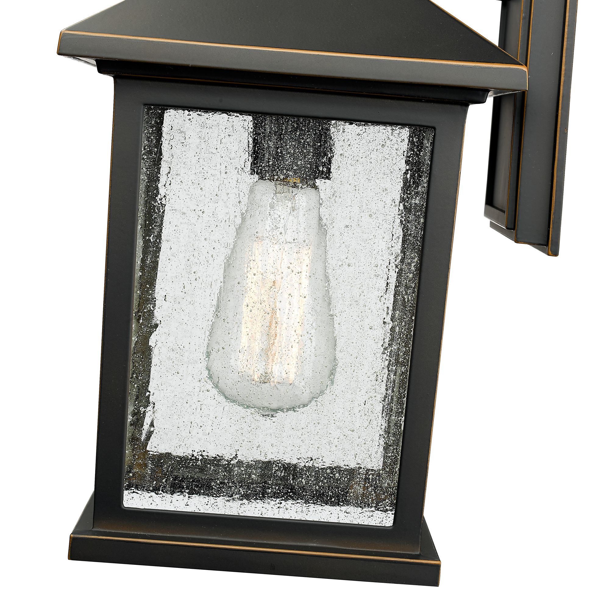 Z-Lite Portland 1 Light Outdoor Wall Light in Oil Rubbed Bronze