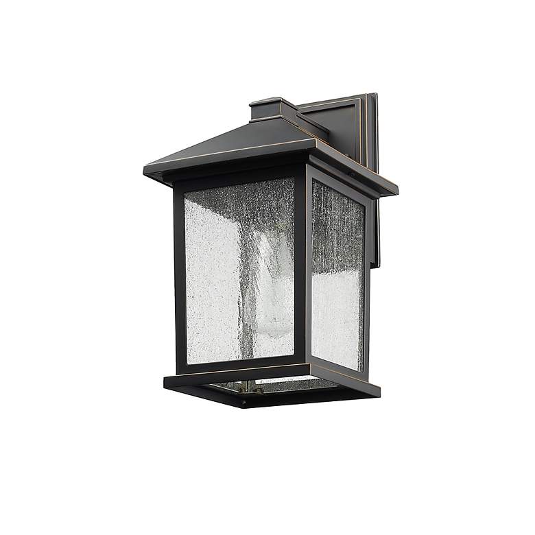 Image 7 Z-Lite Portland 1 Light Outdoor Wall Light in Oil Rubbed Bronze more views
